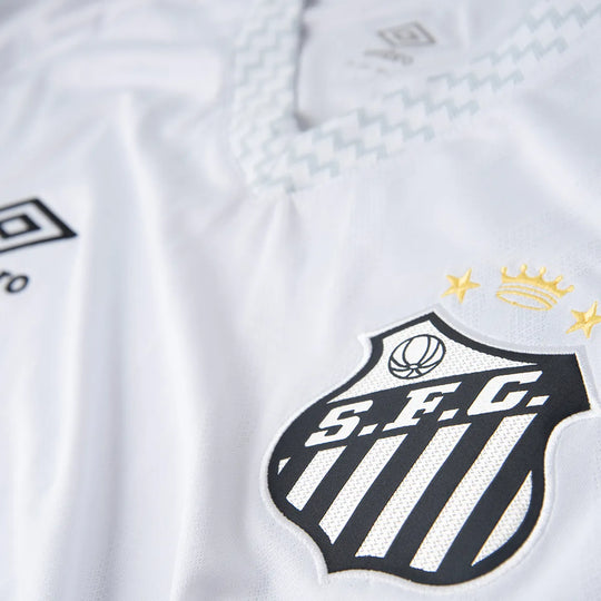 Camisa Santos Home 25/26 Torcedor Umbro Masculina - Branca