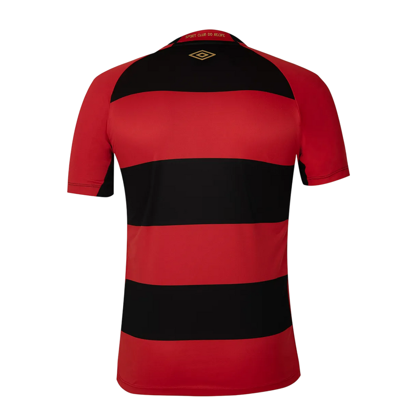 Camisa Sport Recife Home 25/26 Torcedor Umbro Masculina - Vermelha e Preta