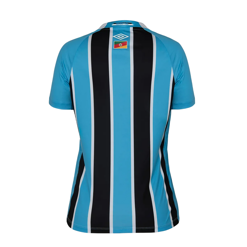 Camisa Grêmio Home 25/26 Torcedor Umbro Feminina - Azul e Preta