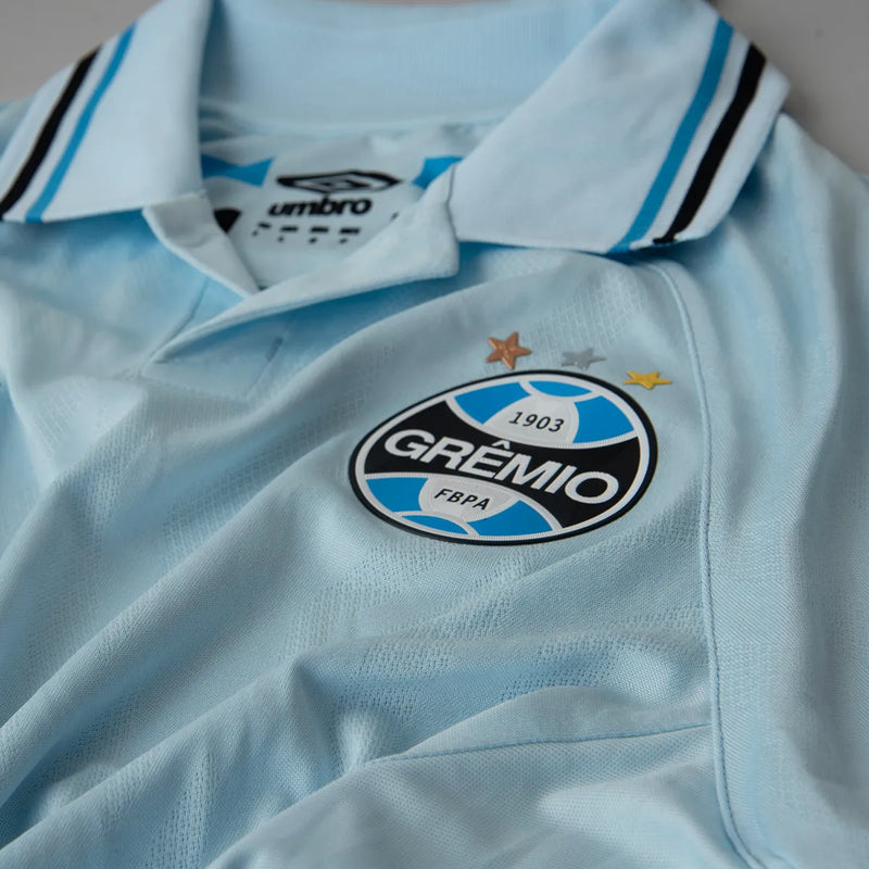 Camisa Grêmio Away 25/26 Torcedor Umbro Feminina - Azul Celeste