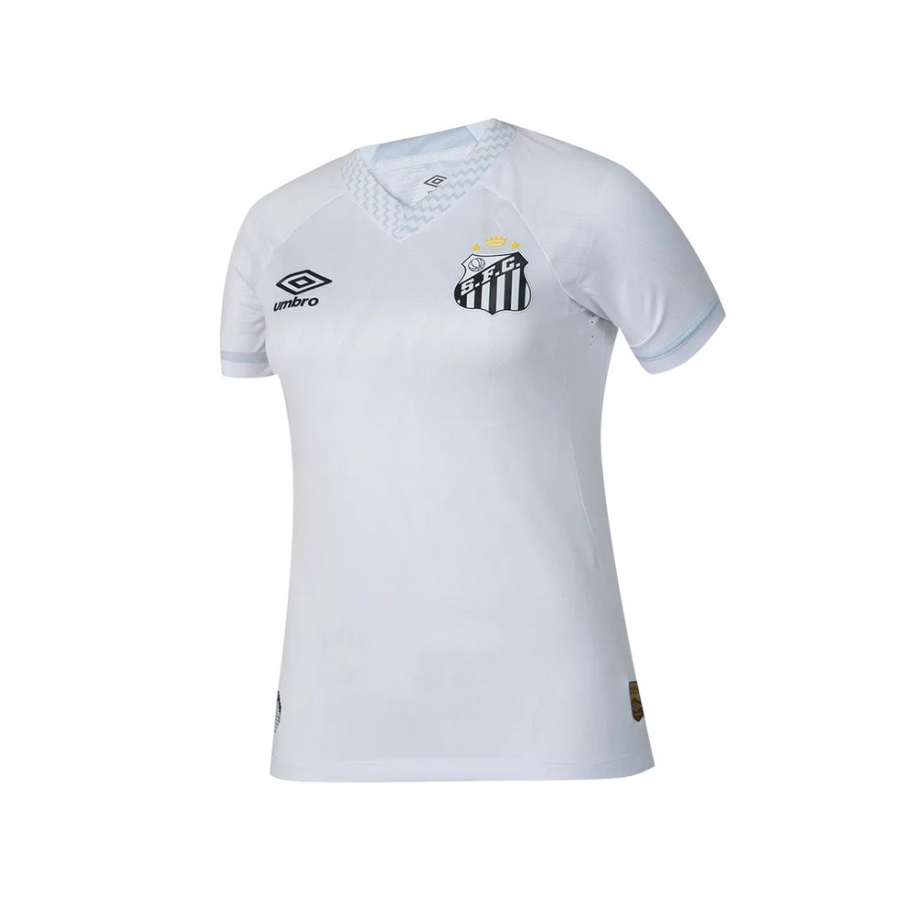 Camisa Santos Home 25/26 Torcedor Umbro Feminina - Branca