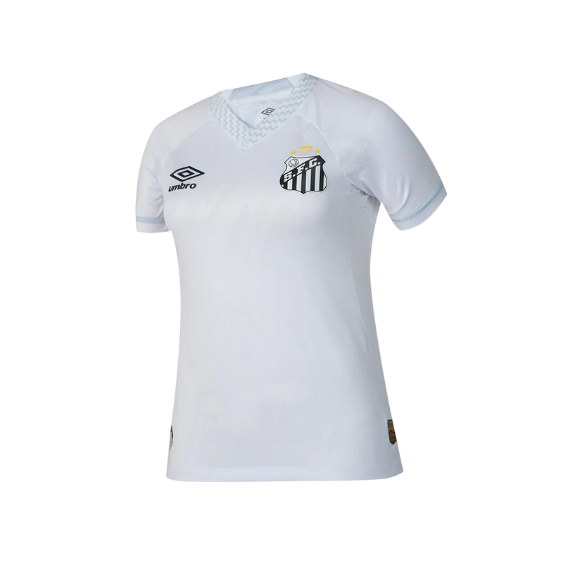 Camisa Santos Home 25/26 Torcedor Umbro Feminina - Branca