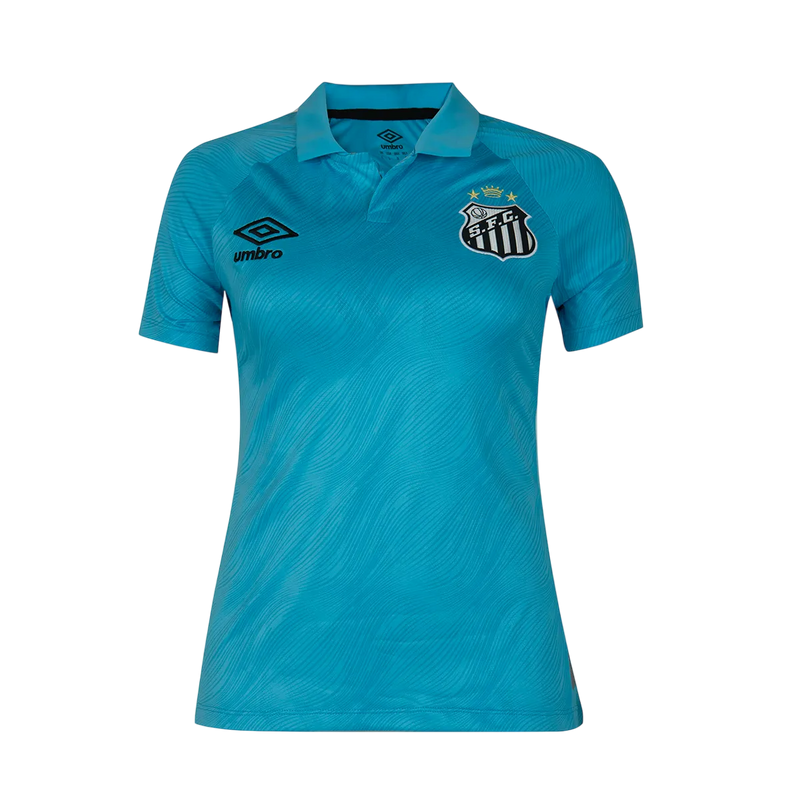 Camisa Santos Third 25/26 Torcedor Umbro Feminina - Azul