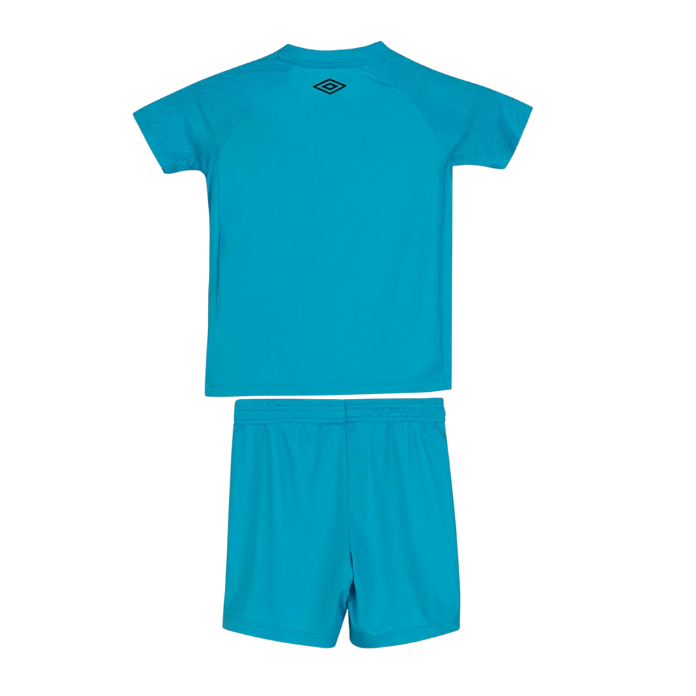 Conjunto Infantil Santos Third 25/26 Umbro - Azul