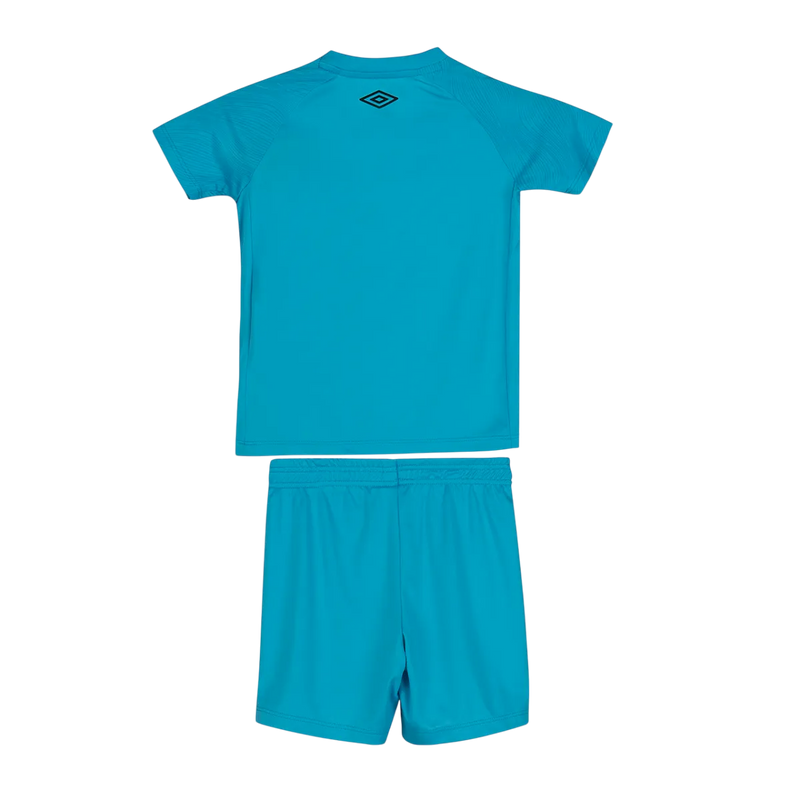 Conjunto Infantil Santos Third 25/26 Umbro - Azul