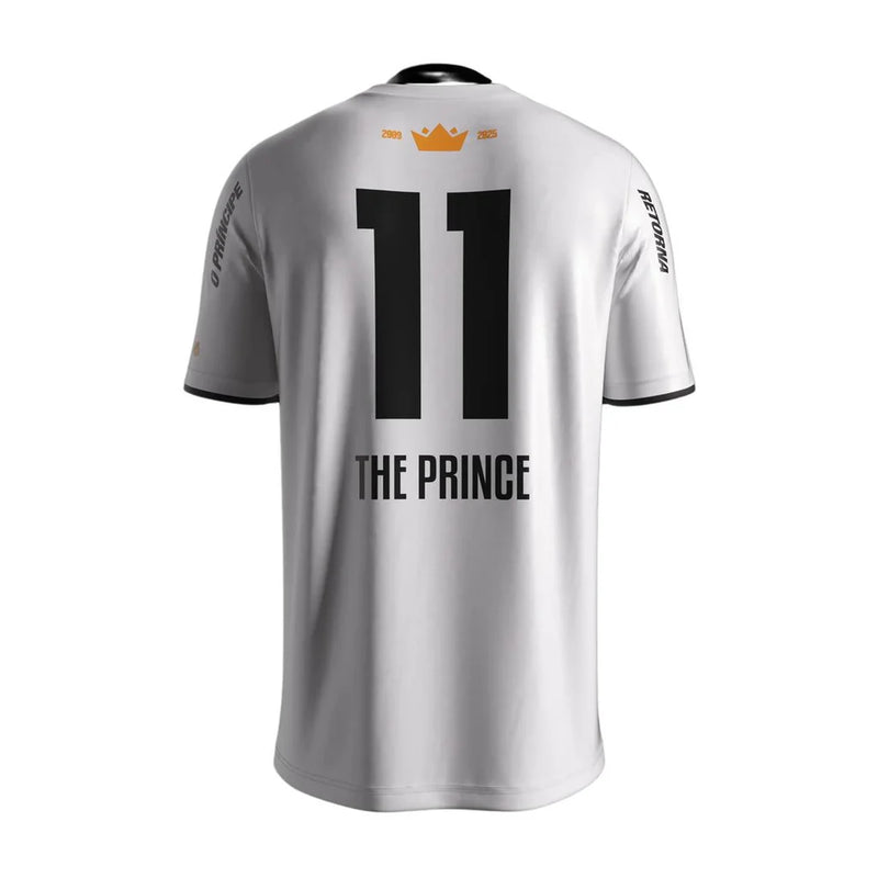 PRÉ-VENDA Camisa The Prince Santos 24/25 Branca - Comma Masculino Torcedor