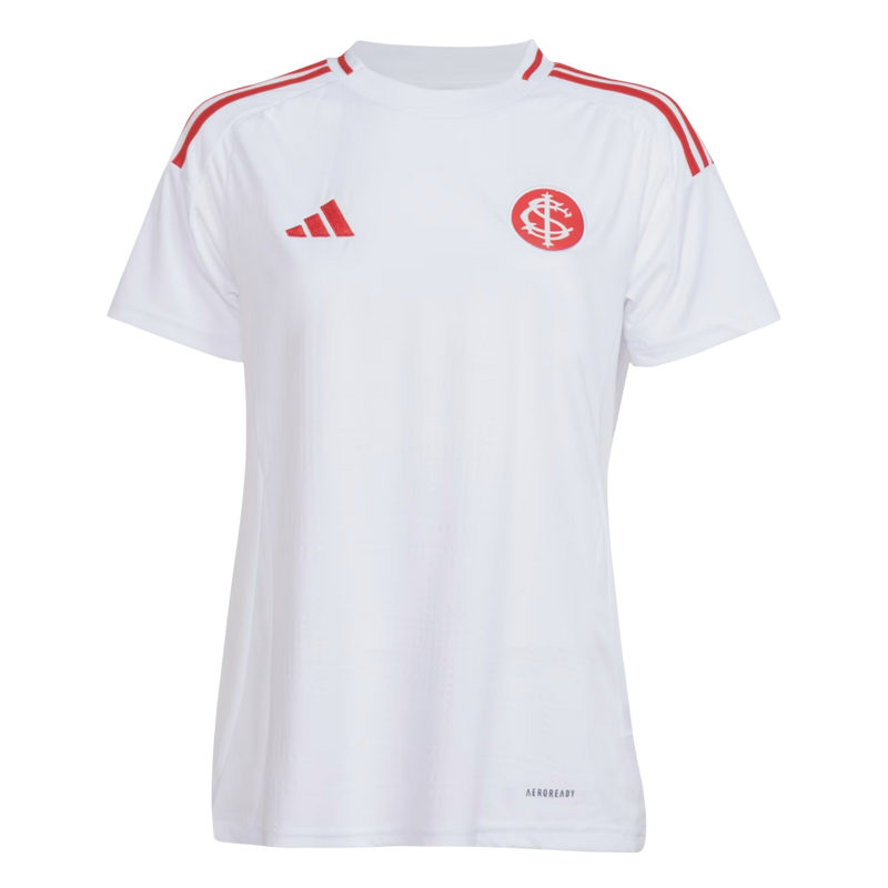 Camisa Internacional Away 25/26 Torcedor Adidas Feminina - Branca