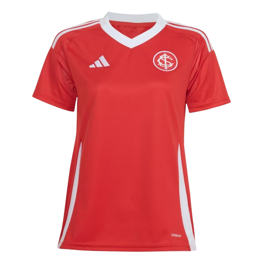 Camisa Internacional Home 25/26 Torcedor Adidas Feminina - Vermelha