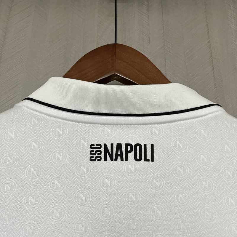 Camisa Napoli Away 24/25 Torcedor EA7 Masculina - Branca