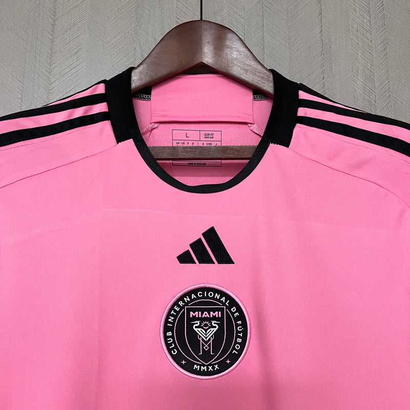 Camisa Inter Miami Home 24/25 s/n° Torcedor Adidas Masculina - Rosa