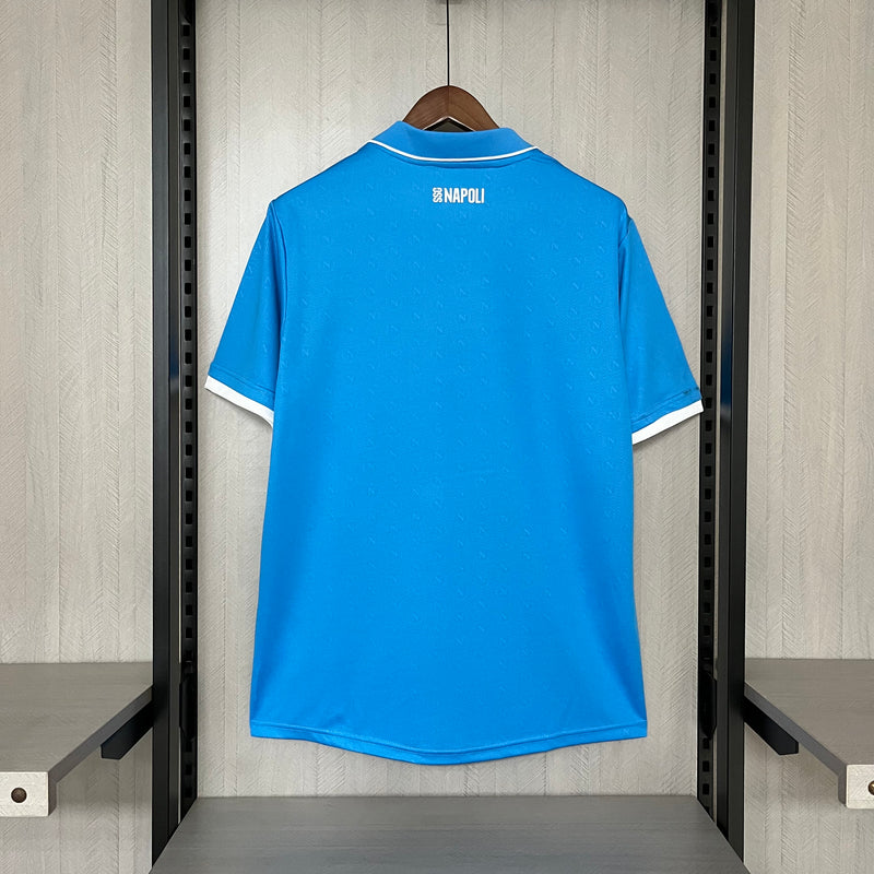 Camisa Napoli Home 24/25 - Torcedor EA7 Masculina - Azul