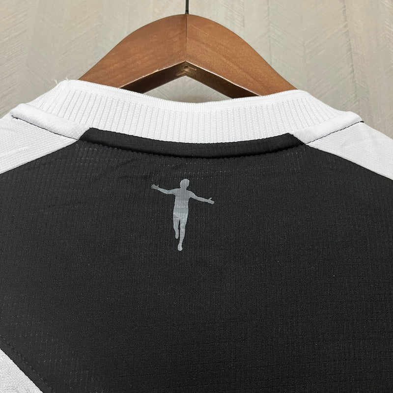 Camisa Vasco Home 24/25 s/n° Torcedor Kappa Masculina - Preta e Branca
