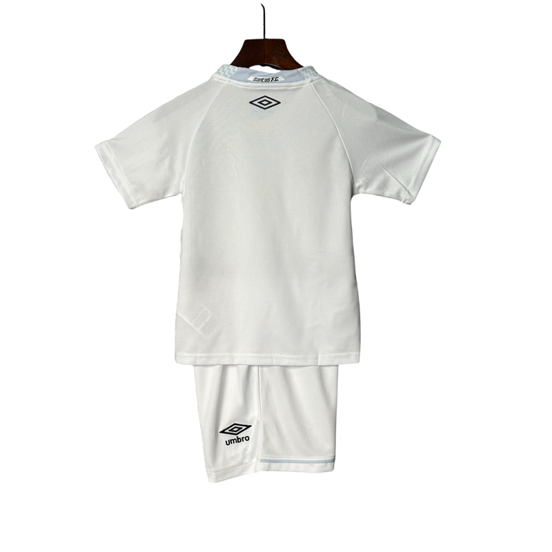 Conjunto Infantil Santos Home 25/26 Umbro - Branca