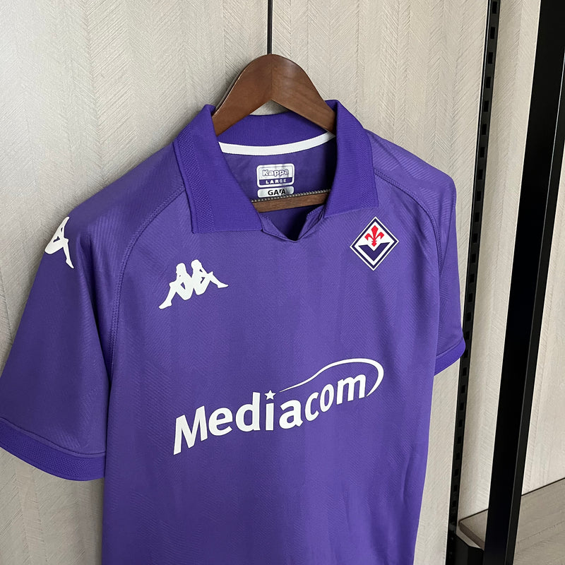 Camisa Fiorentina Home 24/25 Torcedor Kappa Masculino - Roxo