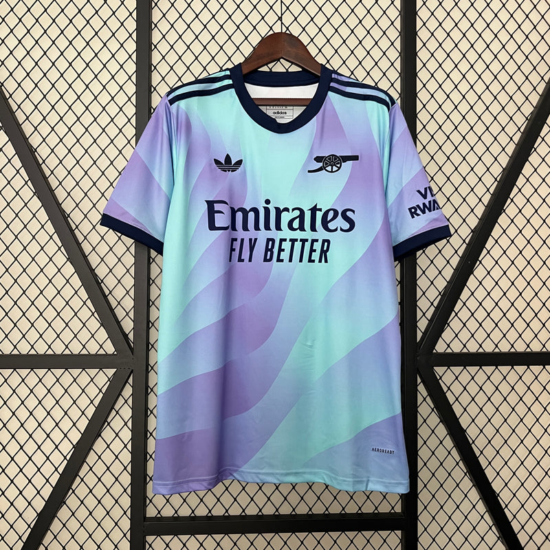 Camisa Arsenal Third 24/25 s/n° Torcedor Adidas Masculina - Azul