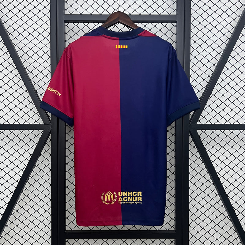 Camisa Barcelona Edição Especial Travis Scott 24/25 Torcedor Nike Masculina - Azul e Grená