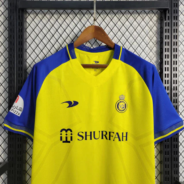 Camisa Al-Nassr I 23/24 Duneus - Amarelo e Azul