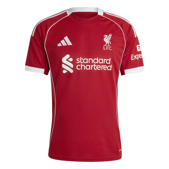 Camisa Liverpool Home 25/26 Torcedor Adidas Masculina - Vermelha