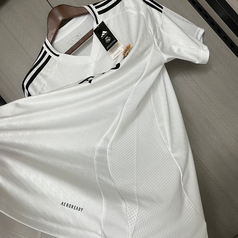 Camisa Real Madrid Home 24/25 s/n° Torcedor Masculino - Branca