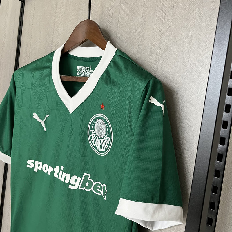 Camisa do Palmeiras Home 25/26 Torcedor Puma Masculina - Verde