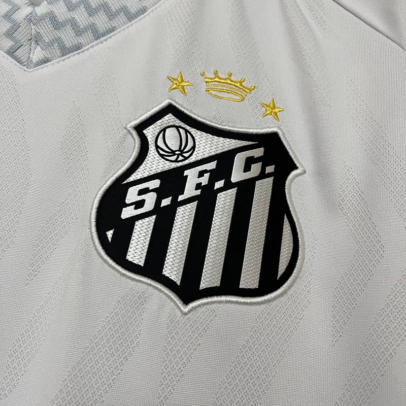 Camisa Santos Home 25/26 Torcedor Umbro Masculina - Branca