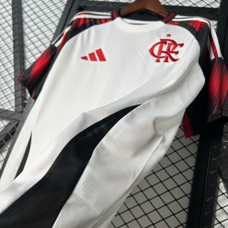 Camisa Flamengo Away 25/26 s/n° Torcedor Adidas Masculina - Branca