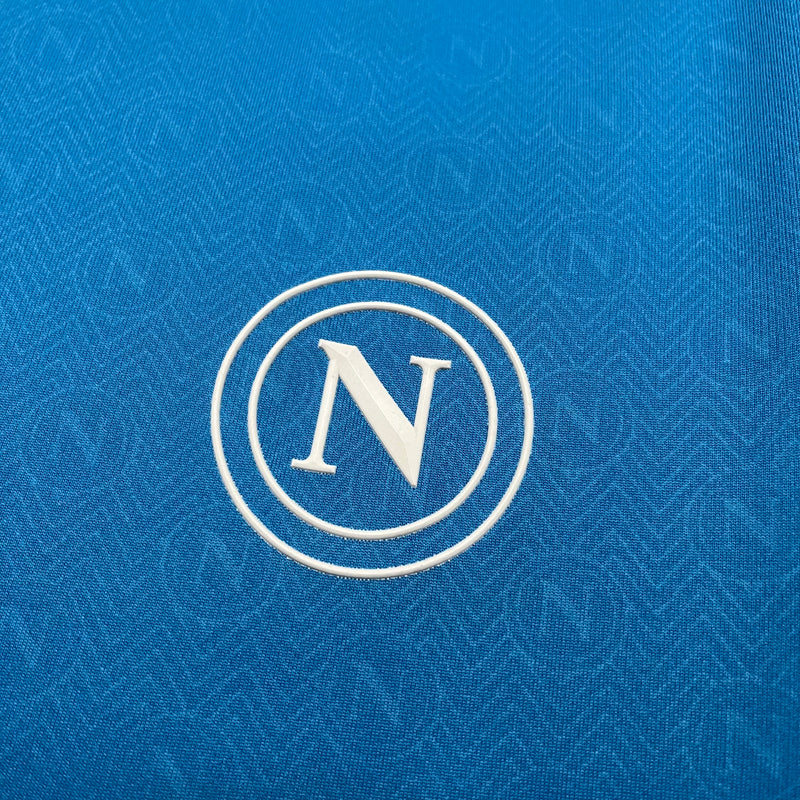 Camisa Napoli Home 24/25 - Torcedor EA7 Masculina - Azul