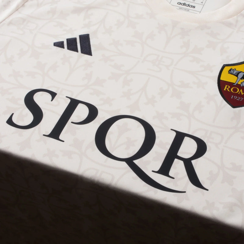 Camisa Roma Away 23/24 s/n° Torcedor Masculino - Bege