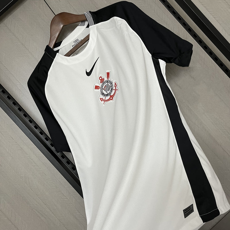 Camisa Corinthians Home 25/26 Torcedor Nike Masculino - Branca