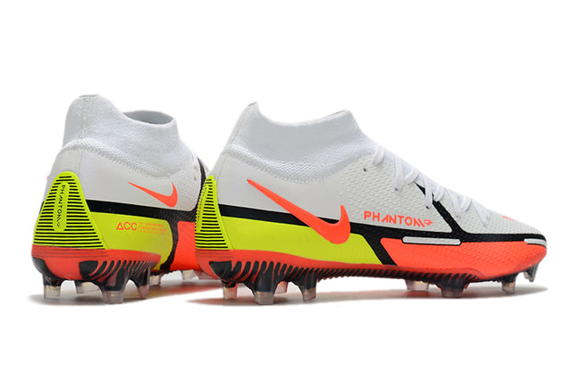 Chuteira Campo Nike Phantom GT2 Elite FG White - Cano Alto