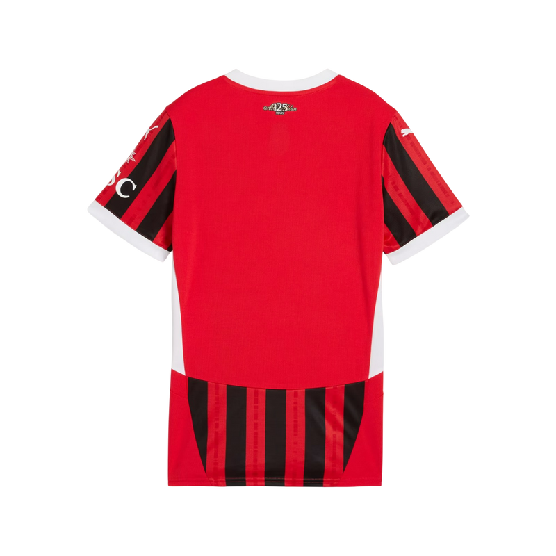 Camisa AC Milan Home 24/25 Torcedor Feminina - Preta e Vermelha