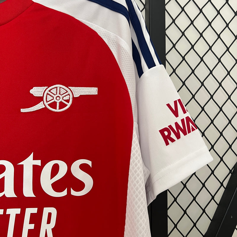 Camisa Arsenal Home 24/25 s/n° Torcedor Adidas Masculina - Vermelha