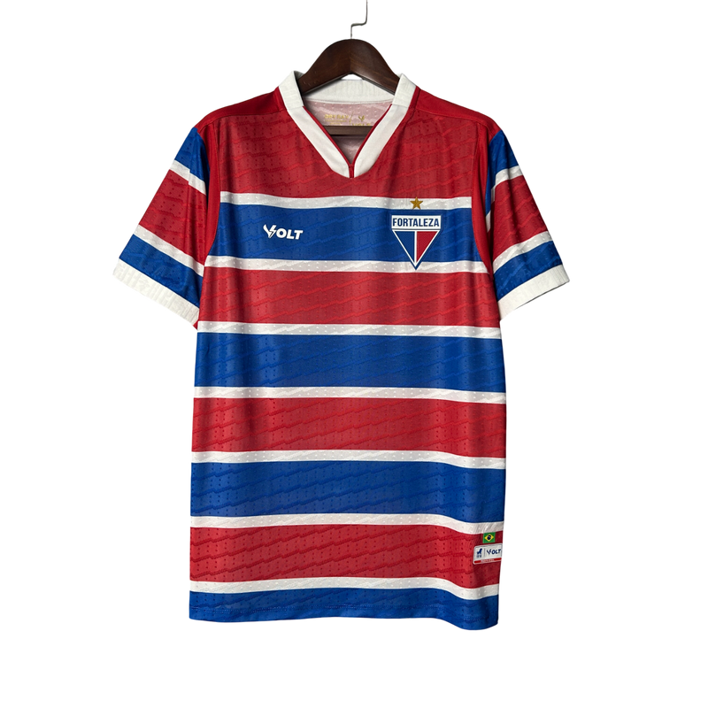 Camisa Fortaleza 25/26 Torcedor Volt Masculina - Vermelha e Azul