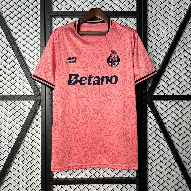 Camisa Porto Away 25/26 Torcedor New Balance Masculina - Rosa