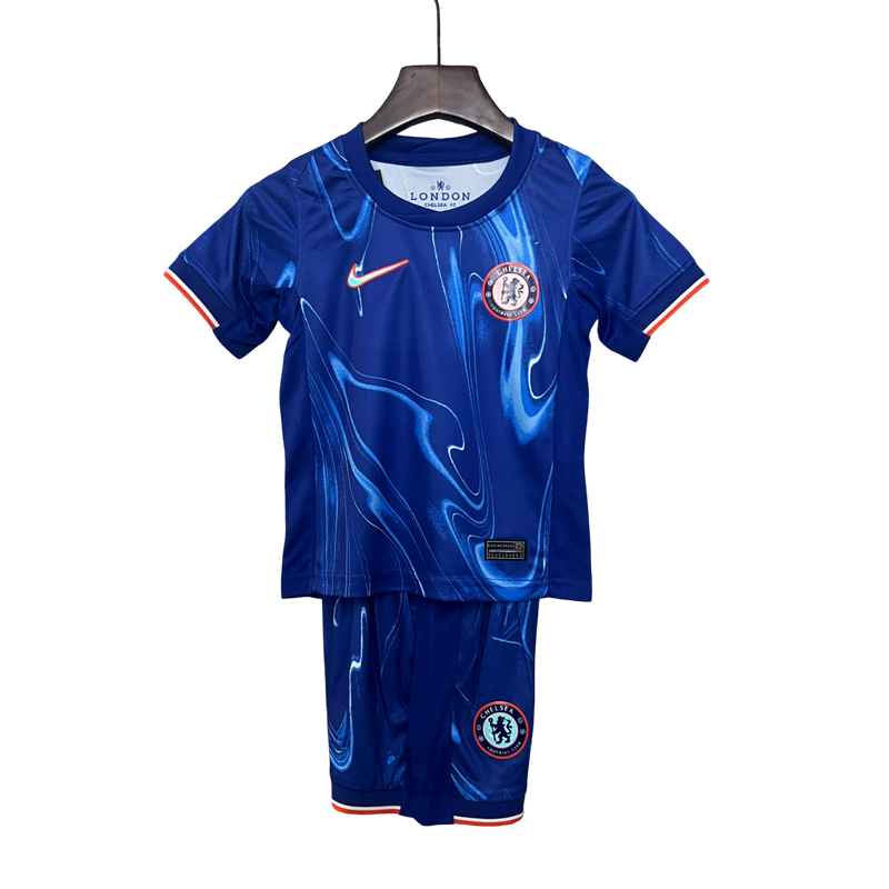 Conjunto Infantil Chelsea Home 24/25 Nike - Azul