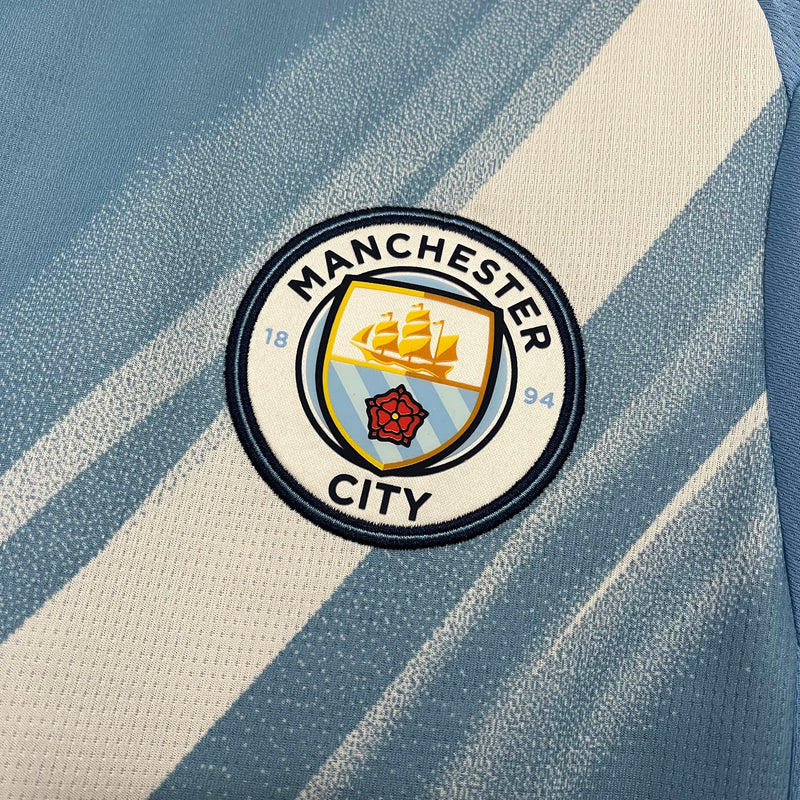 Camisa Manchester City Home 25/26 Torcedor Puma Masculina - Azul Claro
