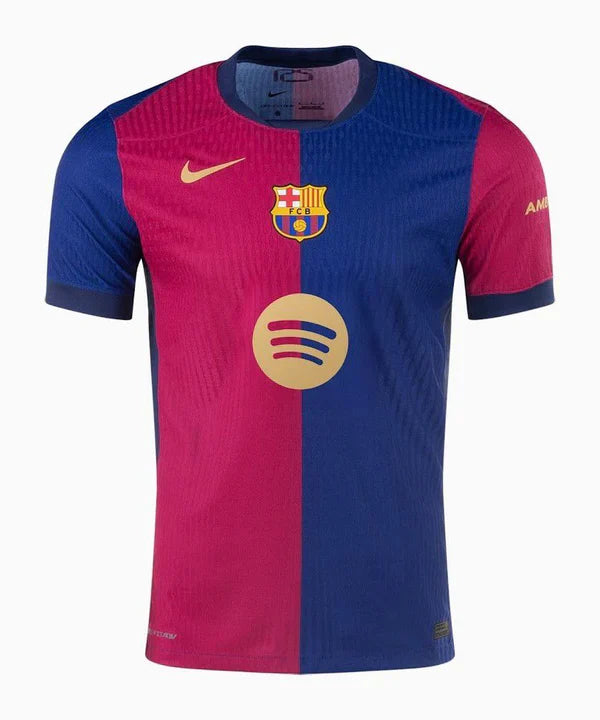 Camisa Barcelona Home 24/25 s/n° Torcedor Masculino - Azul e Grená