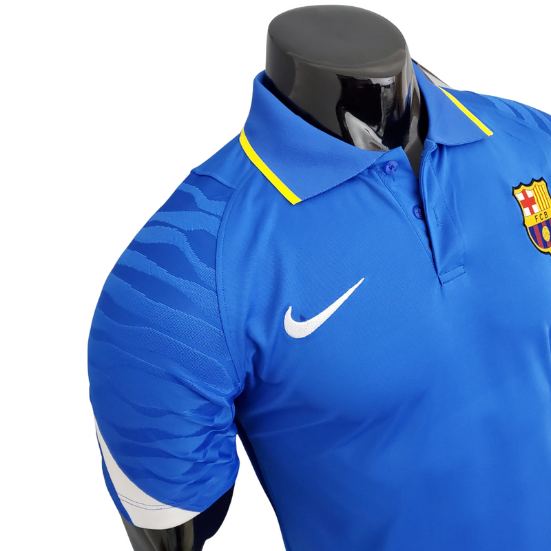 Camisa Polo Barcelona Azul - Masculina