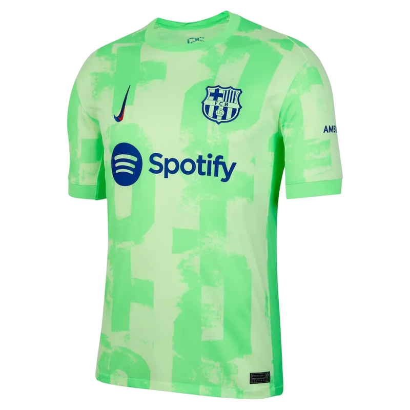 Camisa Barcelona Third 24/25 s/n° Torcedor Masculino - Verde e Branco
