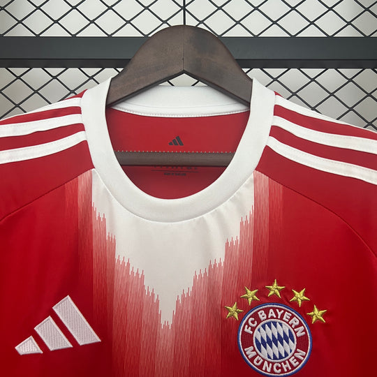 Camisa Bayern de Munique Home 25/26 Torcedor Adidas Masculino - Vermelha