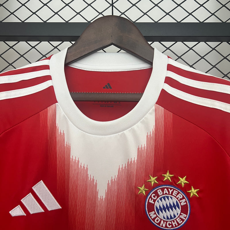 Camisa Bayern de Munique Home 25/26 Torcedor Adidas Masculino - Vermelha