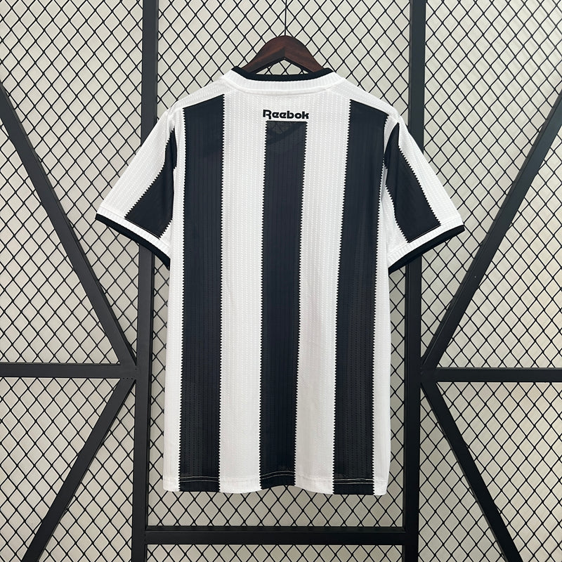 Camisa Botafogo Home 24/25 s/n° Torcedor Reebok Masculina - Branca e Preta