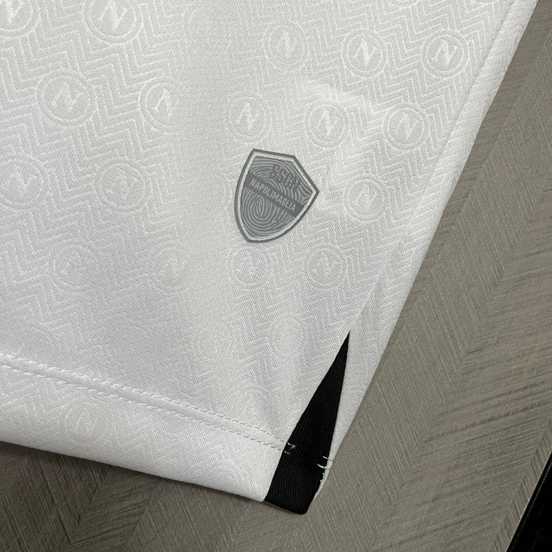 Camisa Napoli Away 24/25 Torcedor EA7 Masculina - Branca