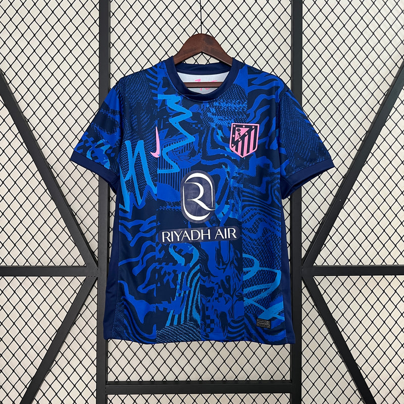 Camisa Atlético de Madrid Third 24/25 s/n° Torcedor Masculino - Azul