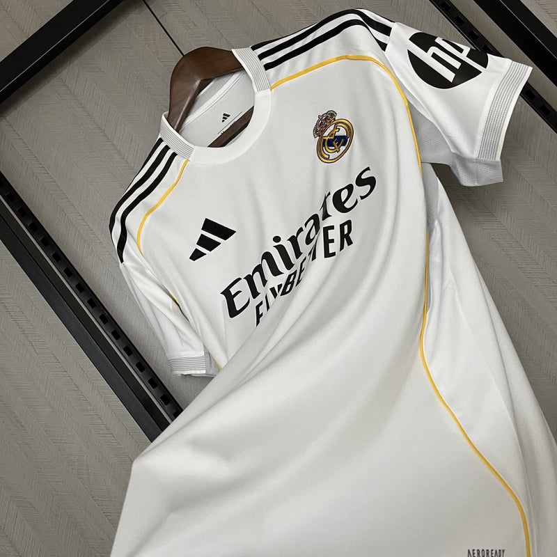 Camisa Real Madrid Home 25/26 s/n° Torcedor Adidas Masculina - Branca