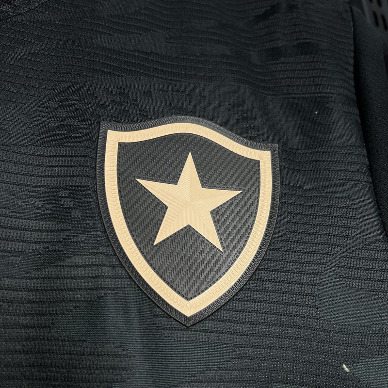 Camisa Botafogo Away 24/25 s/n° Torcedor Reebok Masculina - Preta e Dourada