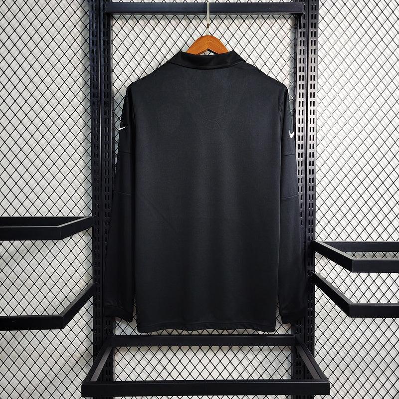 Brazil Shirt Nike 2004/05 (Long Sleeve) Retro- Black