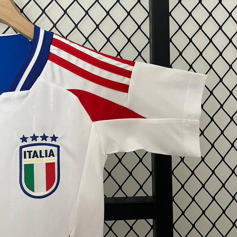 Kit Infantil Italia 24/25 Adidas - Branco