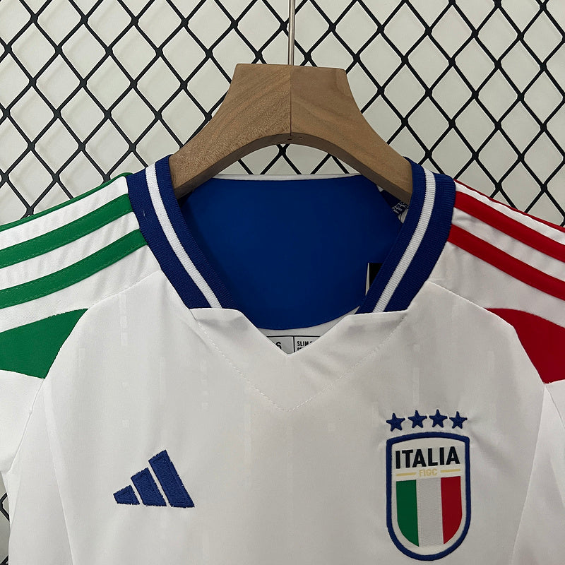 Kit Infantil Italia 24/25 Adidas - Branco