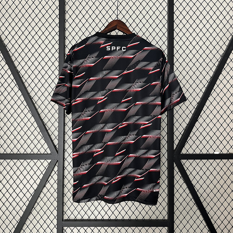 Camisa do São Paulo Pre Jogo 24/25 - Preto